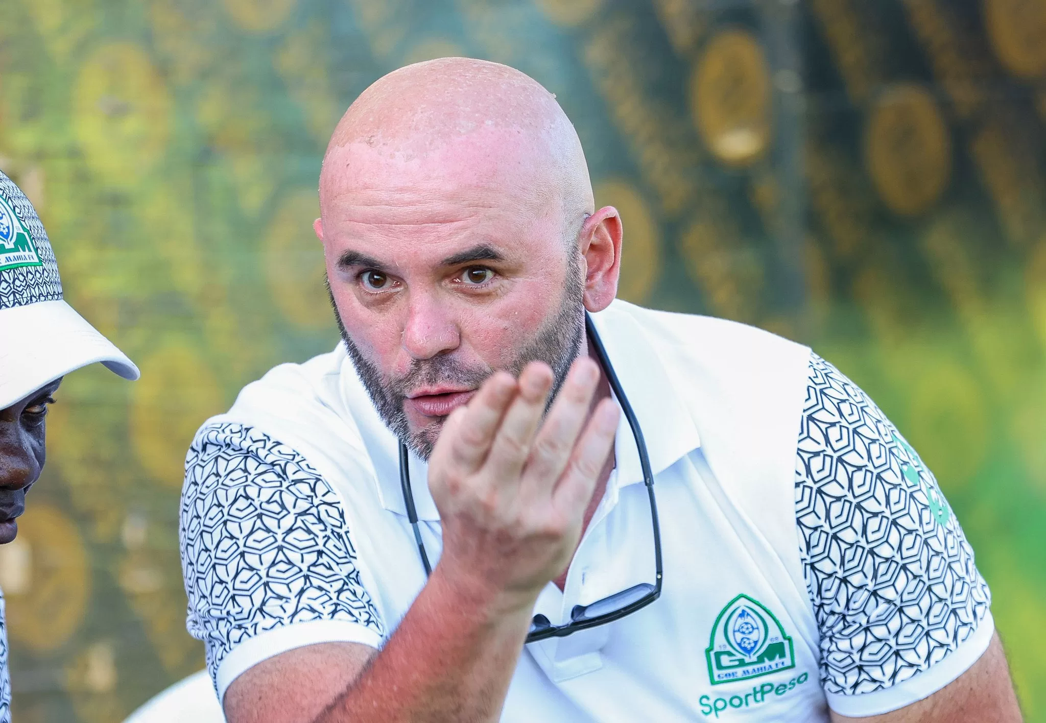 Gor Mahia head coach Sinisa Mihic in a past match. (Photo: Samwel Ogor/SportPicha